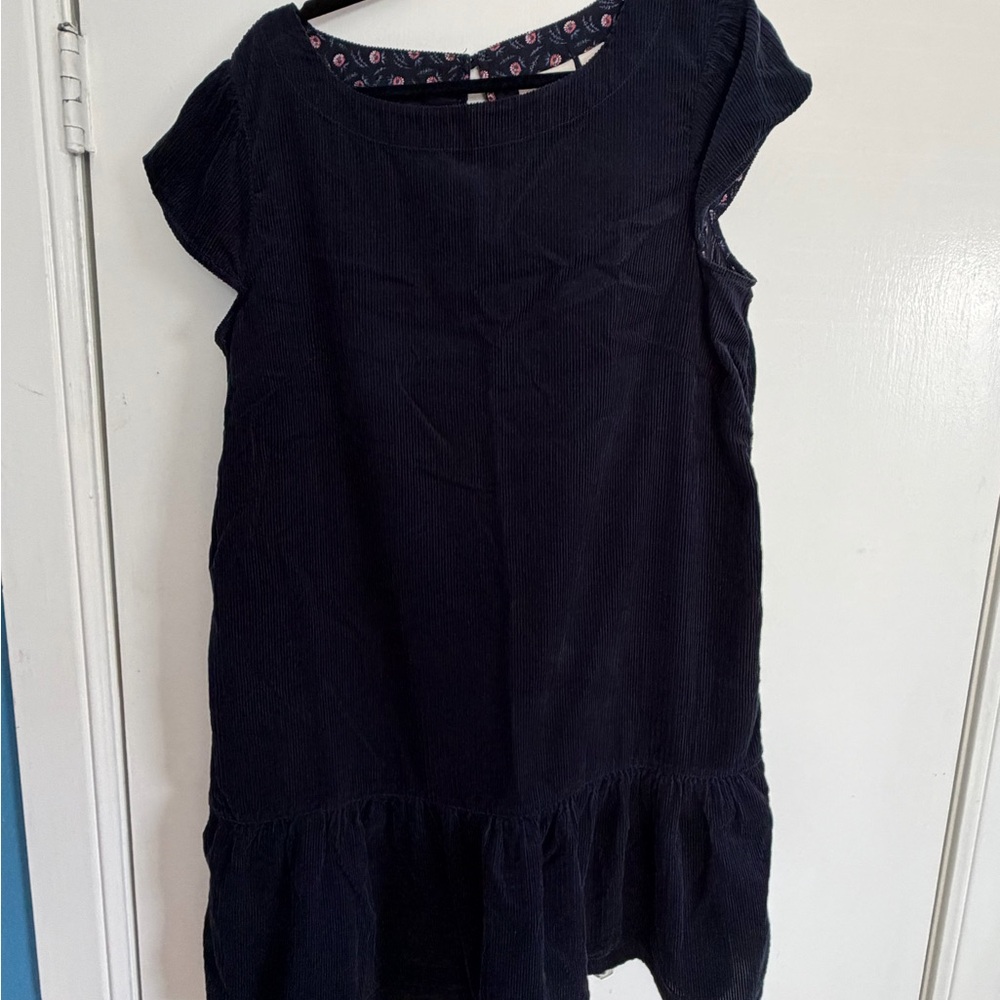 Anthropologie Dark Blue Dress